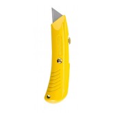 Safety-Grip Retractable Utility Knife - Yellow